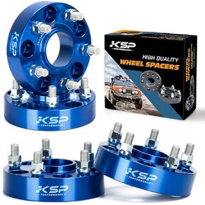 KSP 5X5 Wheel Spacers for Wrangler JL JLU 2018-2024, 1.5" Forged Wheel Spacers for Jeep Grand Cherokee 2011-2024, Gladiator JT 2019-2023, M14x1.5 Stud 71.5mm Hub Bore Spacer with Hub Lip Fit Durango