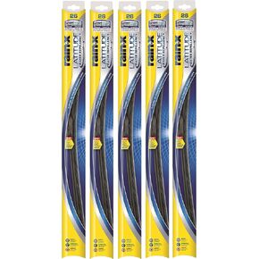 Rain-X 5079282-2-5PK Latitude 2-IN-1 Water Repellency Wiper Blade, 28" (Pack of 5)