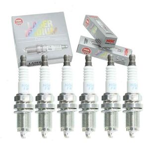 Sixity Auto 6 pc NGK Laser Iridium Spark Plugs compatible with Honda Odyssey 3.5L V6 2005-2010 fits engine code J35A6 (LX, EX), NOT engine code J35A7 (EX-L or Touring)