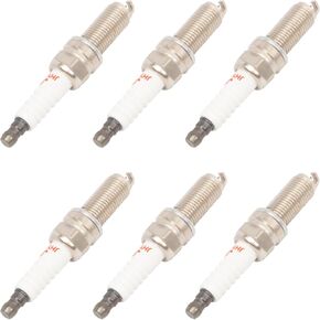Pack of 6 Iridium Platinum Spark Plugs Compatible with Mercedes E280 E300 GLK350 ML350 ML450 S350 SLK280 SLK300 R350 C250 1.6L 1.8L Replaces 93911 LKR7AIX