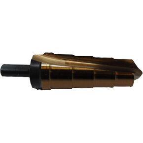Norseman by Viking Drill and Tool 83710 5/16 in. to 9/16 in. 78-GR Gold Oxide HSS Step Reamer