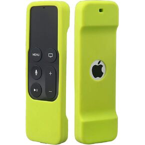 حافظة واقية من siduater لجهاز Apple TV 4K الجيل الخامس والجيل الرابع من جهاز التحكم عن بعد - حماية إضافية، غطاء سيليكون خفيف الوزن (مضاد للانزلاق) مقاوم للصدمات لجهاز Apple TV Siri Remote Controller، أخضر in Kuwait