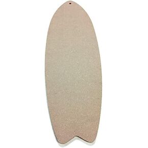 SJT ENTERPRISES, INC. 24" Long MDF Wood Craft Surfboard - 2-Pack - 24" x 7.5" x 1/4" Thick - cut it, paint or stain it, polyurathane it (SJT00076)