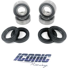 Both Front Wheel Bearing and Seal Kit Compatible with 97-24 TRX 250 TRX 250TM TRX 250TE Recon 250 2x4 Only in Kuwait