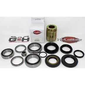 REAR Differential & Axle Bearing & Seal Kit AND Pinion Tool for 2007-2013 Honda TRX 420 Rancher ATVs