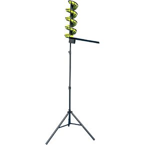 YUEWO Electric Tennis Ball Dropping Machine Tennis Ball Feeder Tennis Machine Lightweight Tennis Serving Machine Frequency Adjustable for Pickleballs & Red Tennis Balls