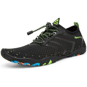 Men's Aqua Water Shoes Lightweight Quick Drying Boating Barefoot Sneakers for Beach Pool Swim