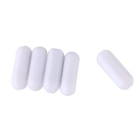 Magnetic Mixer Bar for Stir Liquid Solution Chemical Biological 5pcs Type-C White Color[C5*15mm],Stirring Mixing Shaking Equipment