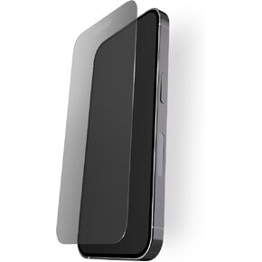 BodyGuardz Pure 3 Privacy Screen Protector for iPhone 15 Pro/iPhone 15, 2-Way Privacy Technology With Maximum Strength 9H Anti-Spy Tempered Glass, Easy Installation, Perfect Touch Sensitivity