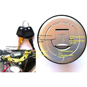 Fuel Gas Tank Locking Cap for Honda VTX 1800F1 1800F2 1800F3 VTX1800 (2005-2008)