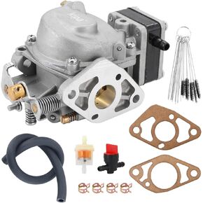 Kipa Carburetor Assembly kit Replace for Yamaha Outboard 3Hp 3 L ML MS S series 2 stroke Boat motors engine Boat Motor 1988-2003 6L5-14301-01 6L5-14301-03 6L5-14301-00