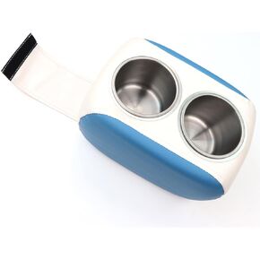Pontoon Stainless Cup Holder,Pontoon Double Drink Holder,Portable Cup Holders for Boat,Yacht,RV,Car (Blue)