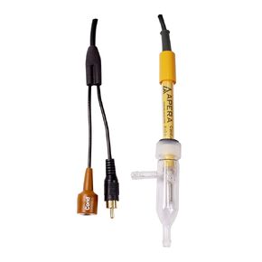 Apera Instruments DJS-0.1-F Conductivity Electrode for Low Conductivity Measurement (K=0.1, BNC Connector), with Built-in Temperature Sensor