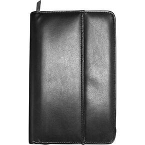 Iconikal Undated Monthly and Weekly Organizer Planner Calendar Portfolio, Black, 5 x 8-Inches