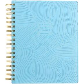 راسل+هازل 2024-2025 مخطط شهري، يوليو 2024 - يونيو 2025، اللوازم المكتبية، حلزوني ندى الأكريليك، غلاف حلزوني، 7.625 بوصة × 9.5 بوصة in Kuwait