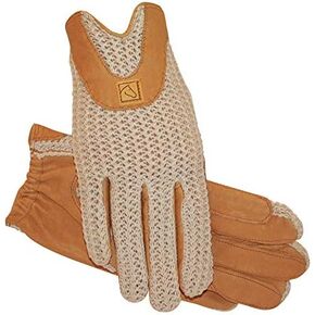SSG Crochet Open Gloves 7 Natural