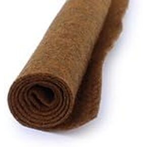 Safari Brown - Wool Felt Oversized Sheet - 35% Wool Blend - 1 12x18 inch Sheet