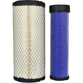 Air Filter Inner Outer Set 6666333 6666334 RE68048 RE68049 Compatible with John Deere 3120 3320 3520 4105 3720 5105 5200 5203 5205 5300 46489 46490 P822768 P822769 for Kubota M4700 M4900 M5700 MX5000