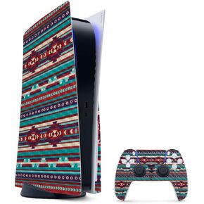 MightySkins Carbon Fiber Gaming Skin for PS5 / Playstation 5 Digital Edition Bundle - Purple Airbrush | Durable Textured Carbon Fiber Finish | Easy to Apply | Made in The USA