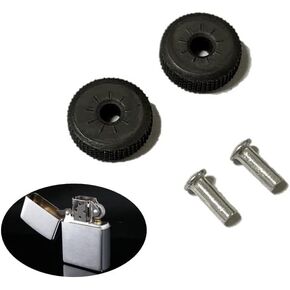 2Pcs Universal Lighter Replacement Repair Kit Flint Wheel with Instructions