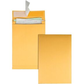 Quality Park Expansion Envelopes, Plain, 40 lbs., 10 x 13 x 2 Inches, 25 per Pack, Kraft (93336), Light Brown