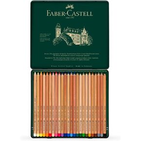 Pitt Pastel Pencils In A Metal Tin 24/Pkg-