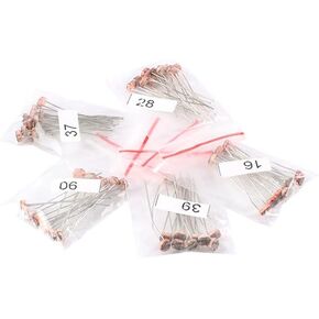100pcs Photoresistors Kit - Variety Pack with GL5506 GL5516 GL5528 GL5537 GL5539 LDRs for DIY Electronics, Arduino, Light Sensitive Projects Photosensitive Resistor