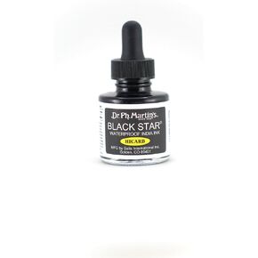 Dr. Ph. Martin's Black Star India (Hi-Carb) Ink Bottle