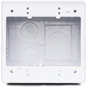 TSRPW-JBD2 صندوق توصيل مزدوج، عمق 2.77 بوصة، PVC، أبيض، ارتفاع 2.77 بوصة، عرض 5.019999999999996 بوصة، طول 4.9400000000000004 بوصة in Kuwait