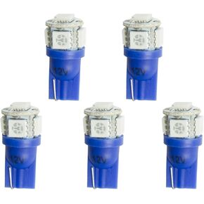 LED BULB, REPLACEMENT, T3 WEDGE, BLUE, 5 PACK