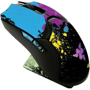 غلاف MightySkins متوافق مع Razer Viper Ultimate - Splatter | غطاء ملتف واقٍ ومتين وفريد ​​من نوعه من الفينيل | سهل التطبيق والإزالة وتغيير الأنماط | صنع في الولايات المتحدة الأمريكية