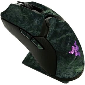 MightySkins Skin Compatible with Razer Viper Ultimate - Green Marble | Protective, Durable, and Unique Vinyl Decal wrap Cover | Easy to Apply, Remove, and Change Styles | Made in The USA