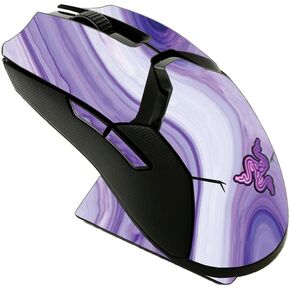 MightySkins Skin Compatible with Razer Viper Ultimate - Lavendar Acrylic | Protective, Durable, and Unique Vinyl Decal wrap Cover | Easy to Apply, Remove, and Change Styles | Made in The USA