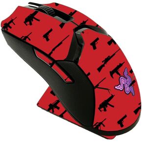 MightySkins Skin Compatible with Razer Viper Ultimate - Guns | Protective, Durable, and Unique Vinyl Decal wrap Cover | Easy to Apply, Remove, and Change Styles | Made in The USA