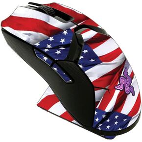 MightySkins Skin Compatible with Razer Viper Ultimate - Patriot | Protective, Durable, and Unique Vinyl Decal wrap Cover | Easy to Apply, Remove, and Change Styles | Made in The USA