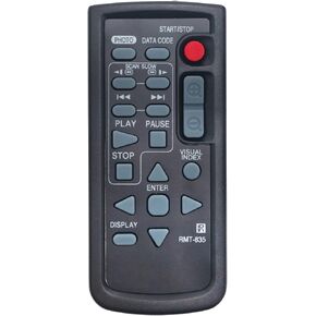 RMT-835 Replaced Remote fit for Sony DVD Handycam Camcorder HDR-CX500 HDR-CX500E HDR-CX500V HDR-CX500VE HDR-CX505VE HDR-CX520 HDR-CX520E HDR-CX520V HDR-CX520VE FDR-AX100 FDRAX100/B HDR-TD10 DCR-DVD810