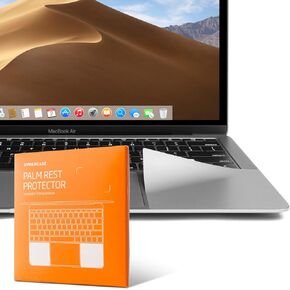 UPPERCASE Premium Palm Rest Protector Skin Cover Set Compatible with 2020 2021 Intel/M1-based MacBook Air 13", A2337 A2179, Space Gray