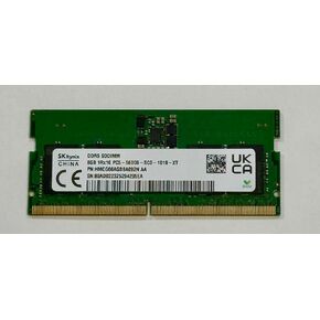 وحدة ذاكرة الوصول العشوائي للكمبيوتر المحمول SK-Hynix 8GB DDR5 5600MHz SODIMM PC5-5600B-SC0 1Rx16 1.1V SO-DIMM 262-Pin (HMCG66AGBSA092N AA) OEM