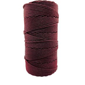 Twine by Design #36 3-Strand Twisted Rosary Twine - Excellent Quality Twine for Crafts, DIY Projects, Rosaries (Wine)