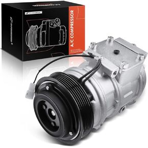 A-Premium A/C Compressor with Clutch Compatible with Toyota Sienna 3.0L 1998-2003, with 1-Pin Plug