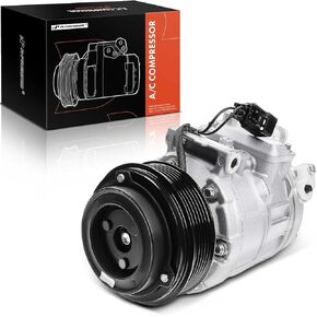 A-Premium Air Conditioner AC Compressor with Clutch Compatible with Cadillac STS 3.6L 2005-2011, 7SBU16C Style