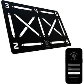 Soccer Training Mat - Video Modules with App Included, Ball Mastery Trainer, Football Footstep Equipment, Durable and High Performance Rubber, Gift for Boys and Girls