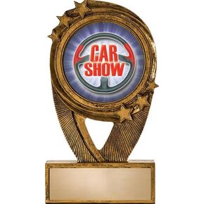 Crown Awards Gold Car Show Trophies, 5" H Resin Car Show Trophy, Engraving Included Prime