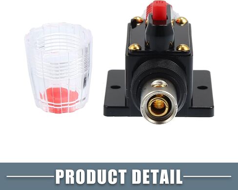 Car Reset Circuit Breaker 20A DC 12-48V Circuit Breaker Fuse Holder for Car Audio Marine Boat Stereo Switch Inverter (Pack of 3) in Saudi Arabia