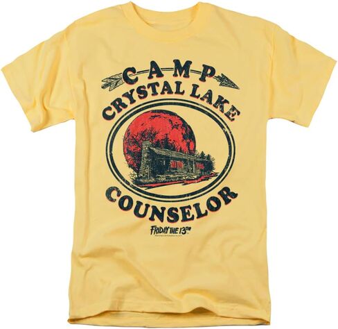 Popfunk Classic Friday The 13th Movie Camp Crystal Lake Counselor T Shirt & Stickers in Saudi Arabia
