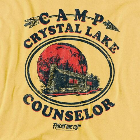 Popfunk Classic Friday The 13th Movie Camp Crystal Lake Counselor T Shirt & Stickers in Saudi Arabia