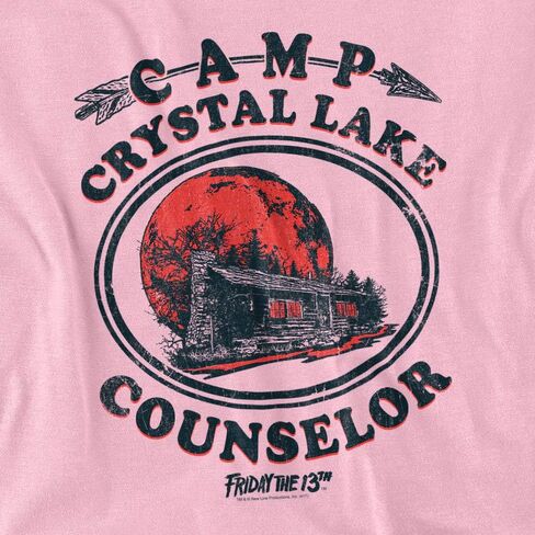 Popfunk Classic Friday The 13th Movie Camp Crystal Lake Counselor T Shirt & Stickers in Saudi Arabia