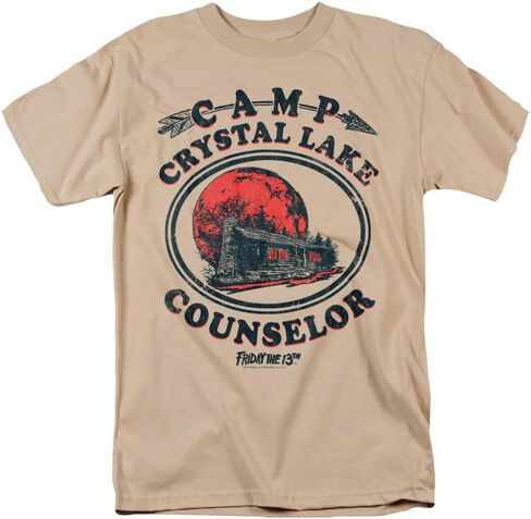 Popfunk Classic Friday The 13th Movie Camp Crystal Lake Counselor T Shirt & Stickers in Saudi Arabia