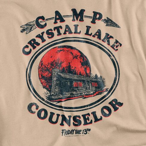 Popfunk Classic Friday The 13th Movie Camp Crystal Lake Counselor T Shirt & Stickers in Saudi Arabia