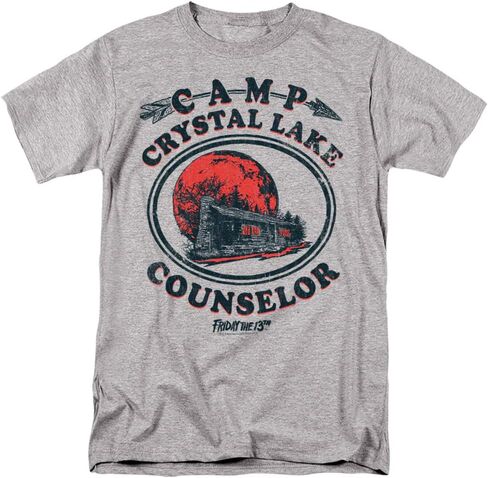 Popfunk Classic Friday The 13th Movie Camp Crystal Lake Counselor T Shirt & Stickers in Saudi Arabia